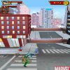 Spider-Man and Dock Ock take the battle to the streets.