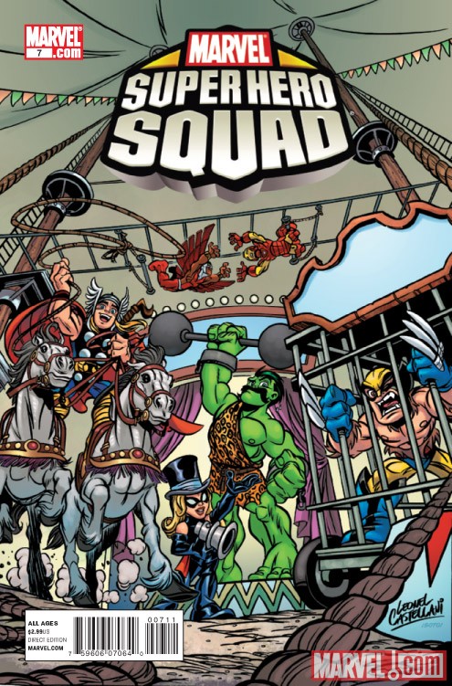 SUPER HERO SQUAD #7 cover by Leonel Castellani