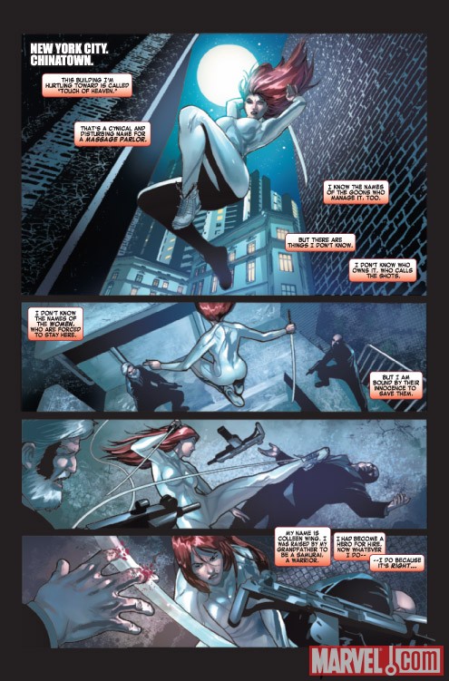 Shadowland: Daughters of the Shadow #1 preview art by Ivan Rodriguez