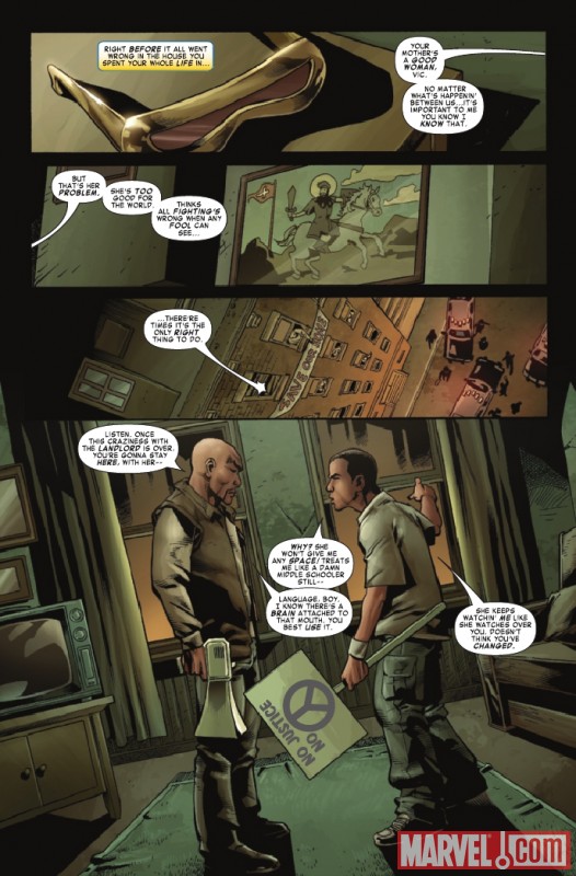 SHADOWLAND: POWER MAN #2 preview page by Mahmud Asrar