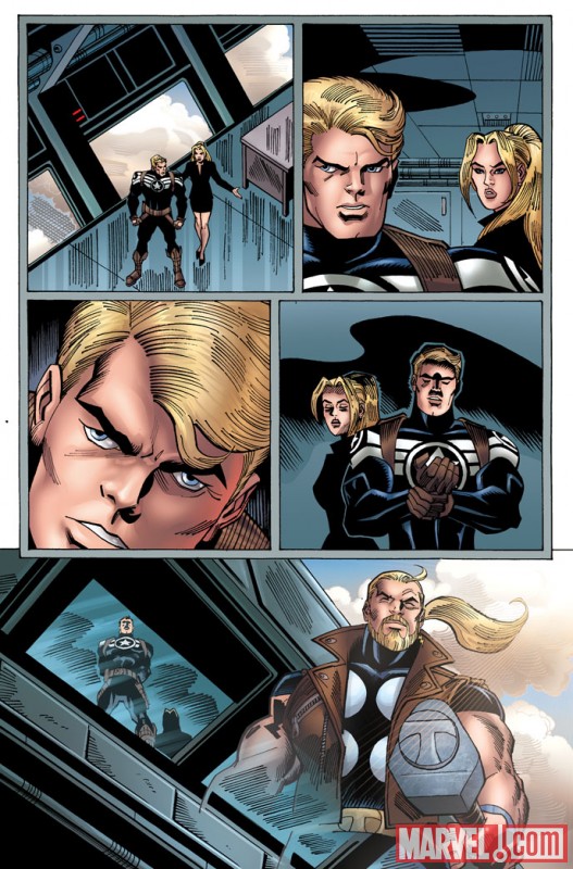 THUNDERSTRIKE #1 (2010) preview art by Ron Frenz 2