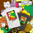 Mighty Fine Tees: 80's Fashion Art Vs. X-Girls!