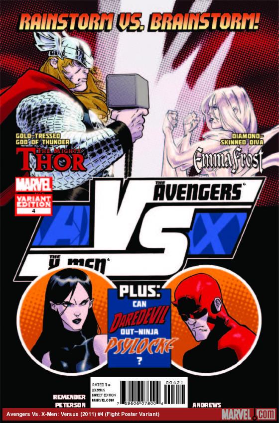 Avengers Vs. X-Men: Versus (2011) #4 (Fight Poster Variant)