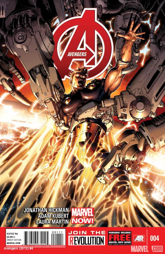 Avengers (2012) #4 cover by Dustin Weaver