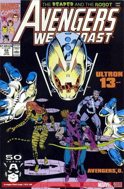 Avengers West Coast #66 cover