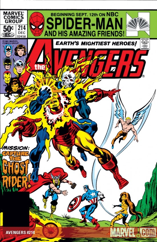 AVENGERS #214 COVER