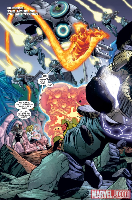 ULTIMATE COMICS ENEMY # 4 interior art by Brian Michael Bendis and Rafa Sandoval