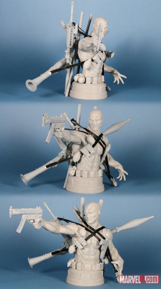 Deadpool mini bust sculpture by Gentle Giant Ltd