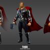 Character render of Thor (Avengers movie costume from Marvel Heroes)