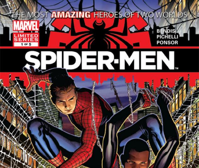 Spider-Men #1 cover by Jim Cheung