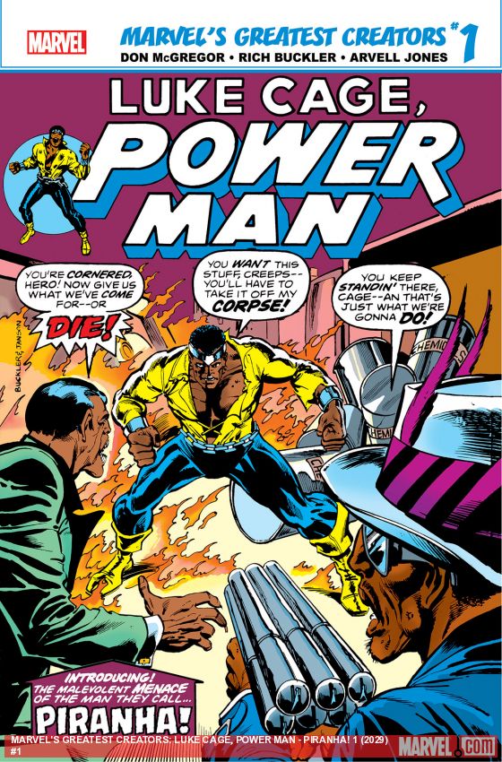 Marvel's Greatest Creators: Luke Cage, Power Man - Piranha! (2019)