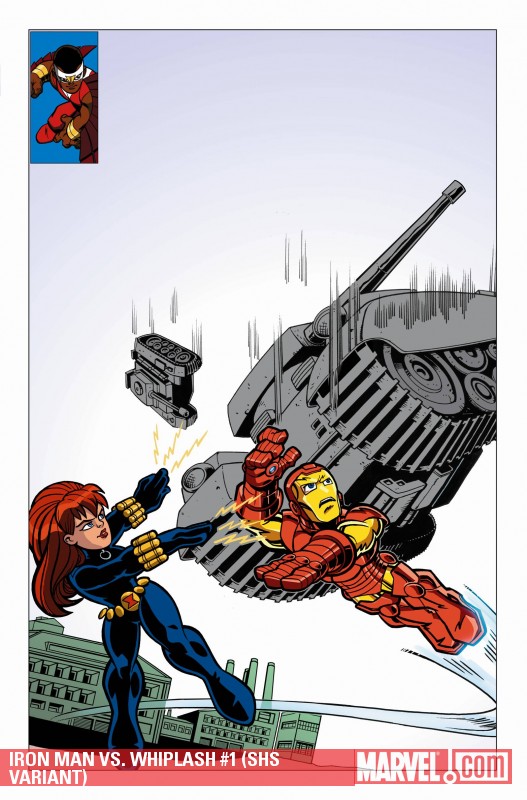 Iron Man Vs. Whiplash (2009) #1 (SHS VARIANT)