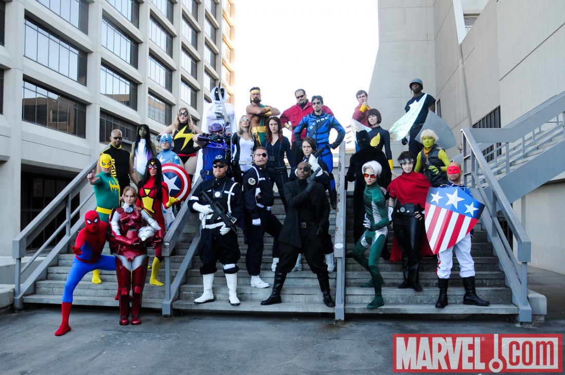 Dragon*Con 2010: Marvel Universe Photo Shoot, Avengers