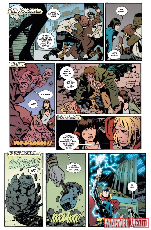 THOR: THE MIGHTY AVENGER #2 preview art by Chris Samnee