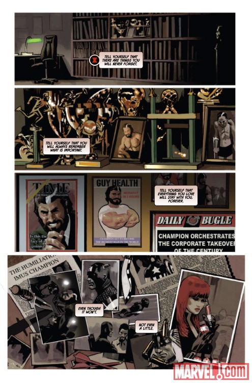 Black Widow #5 preview art by Daniel Acuna