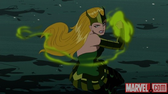 The Enchantress from The Avengers: Earth's Mightiest Heroes!