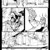 Amazing Spider-Man #666 inked preview art by Stefano Caselli