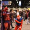 Magneto and Scarlet Spider cosplayers at WonderCon 2012
