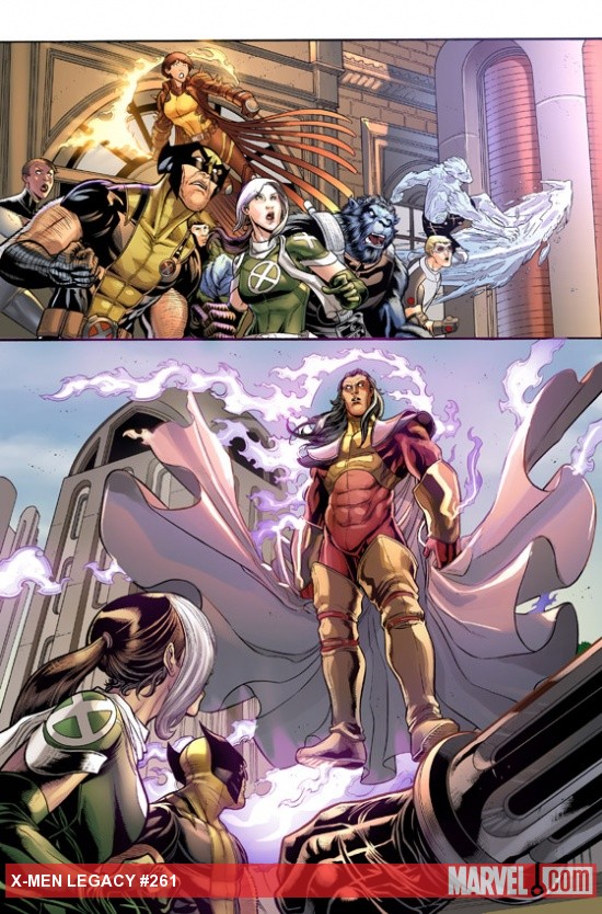 X-Men Legacy #261 preview art by David Baldeon