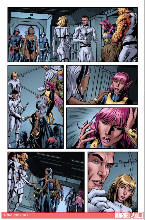 X-Men (2010) #28 preview art by Jorge Molina
