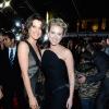 Cobie Smulders and Scarlett Johansson on the Avengers red carpet