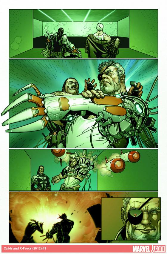 Cable & X-Force #1 preview art by Salvador Larroca