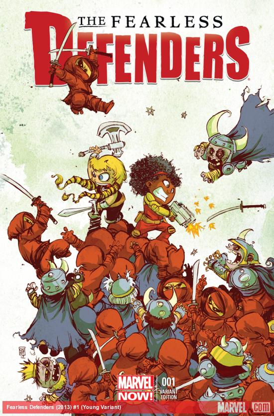 cover from Defenders II (2013) #1 (YOUNG BABY VARIANT)