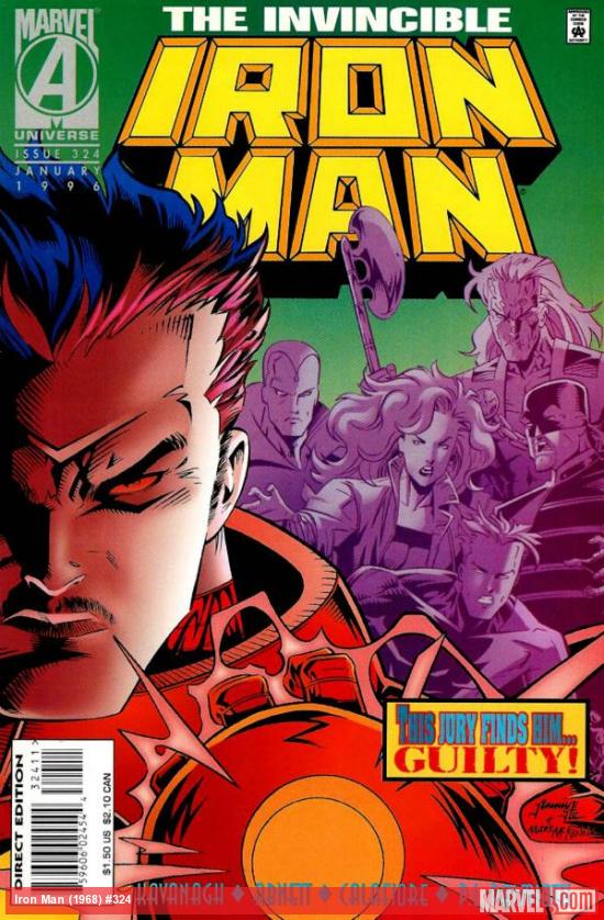 Iron Man #324 cover