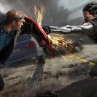 Captain America faces the Winter Soldier in concept art from Marvel's Captain America: The Winter Soldier by Ryan Meinerding