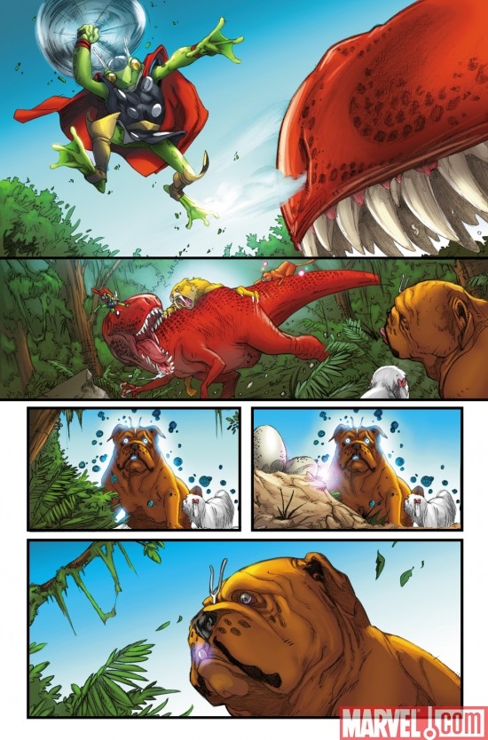 LOCKJAW AND THE PET AVENGERS #2 art by Ig Guara