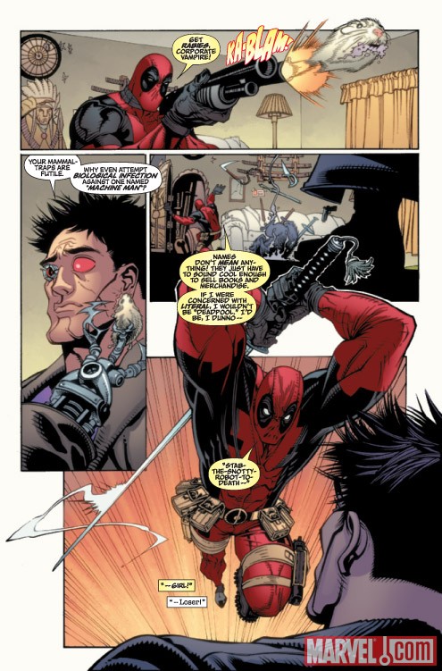 Deadpool Team-Up #890 preview art by Micah Gunnell
