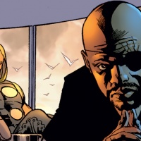 Ultimate Thor and Nick Fury