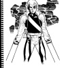 Shatterstar sketch by Leonard Kirk