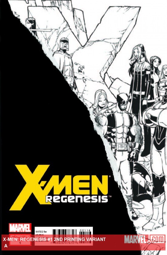 X-MEN REGENESIS 1 2ND PRINTING WOLVERINE VARIANT