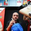 Axel Alonso at Avengers Vs X-Men Release Party at Midtown Comics