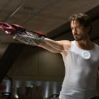 Tony Stark testing Iron Man tech