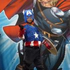 Kid Captain America cosplayer at Marvel's Fan Expo Canada Costume Contest
