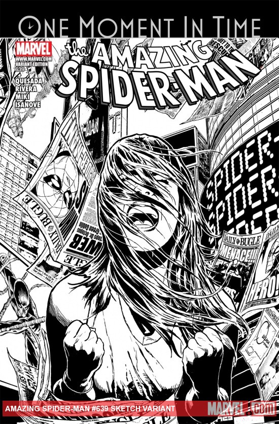 Amazing Spider-Man (1999) #639, SKETCH VARIANT