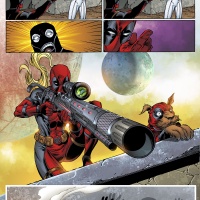 Deadpool Corps #11 preview art by Marat Mychaels