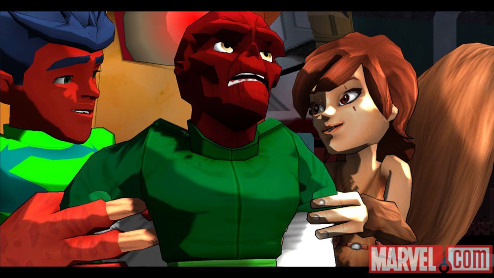 Screenshot from Marvel Super Hero Squad: Comic Combat