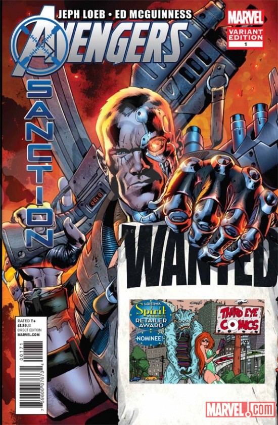 Avengers: X-Sanction #1 Third Eye Comics Variant 