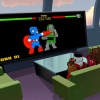 Scarlet Witch and the Falcon relax in The Super Hero Squad Show