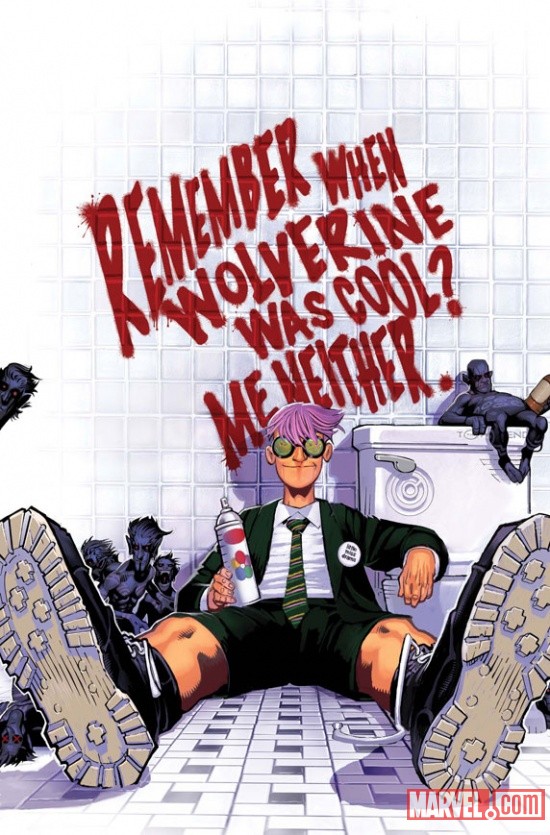 Wolverine & The X-Men cover art by Chris Bachalo
