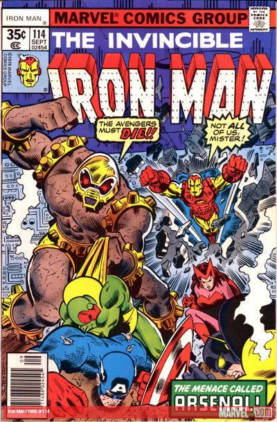 Iron Man #114 cover