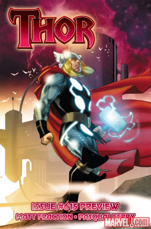 THOR #615 cover by Pasqual Ferry