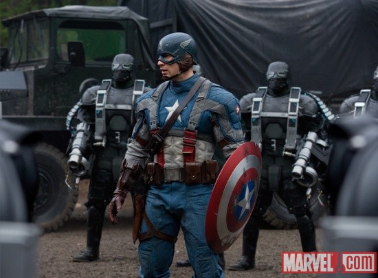 Chris Evans in Captain America The First Avenger