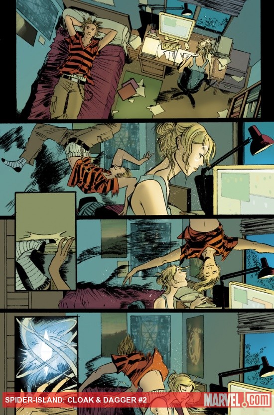 Spider-Island: Cloak & Dagger #2 preview art by Emma Rios