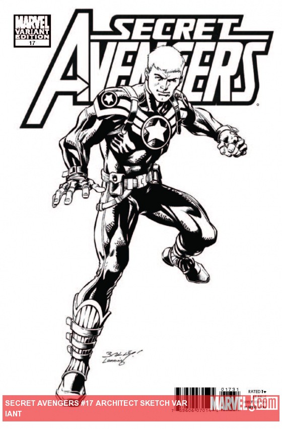 Secret Avengers (2010) #17 (Architect Sketch Variant)