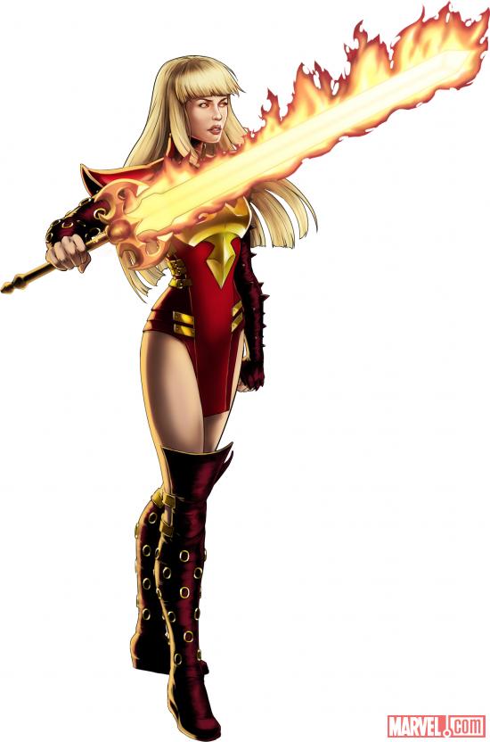 Illyana character model from Marvel: Avengers Alliance