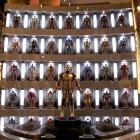 Marvel's Iron Man 3 Hall of Armor display at Toys R Us